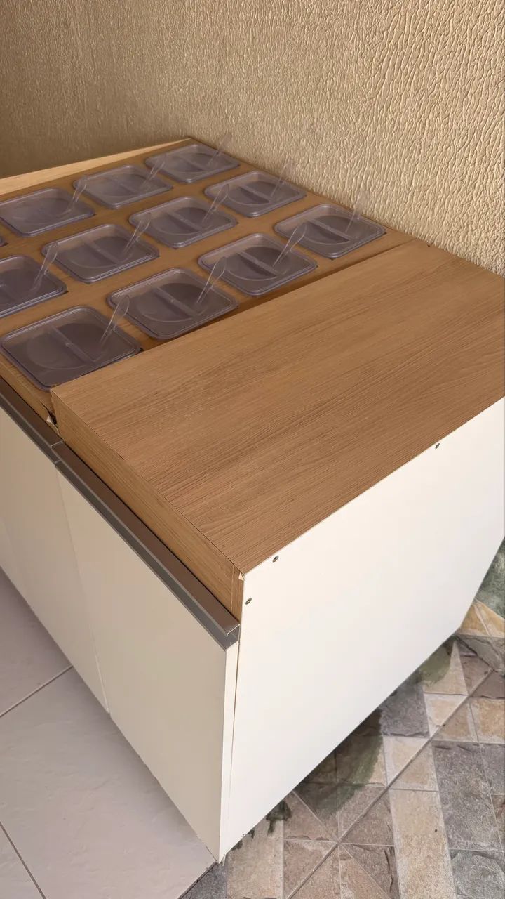 Bancada para acompanhamentos de açaí ou sorvete - Foto 5