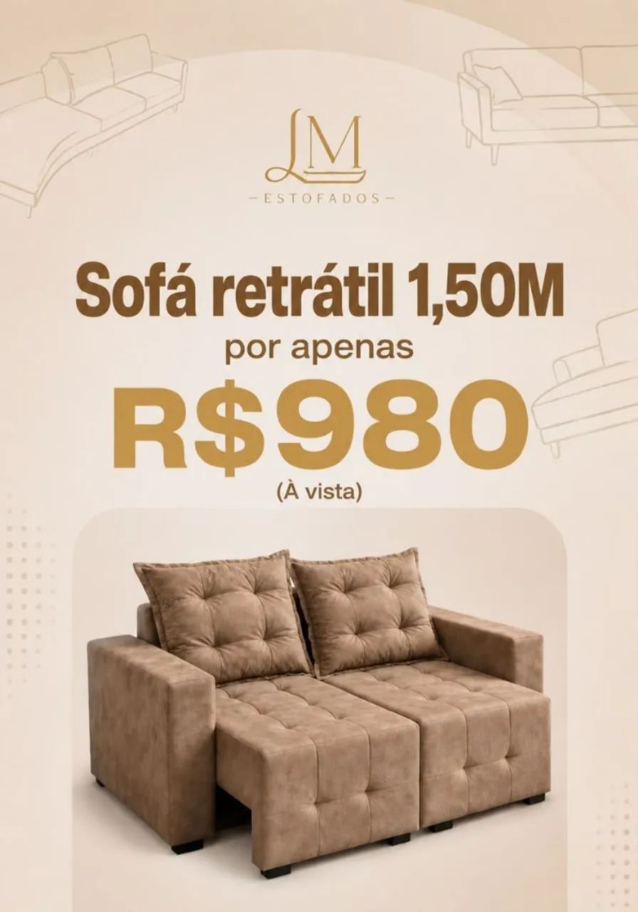 Sofás direto da Fábrica 