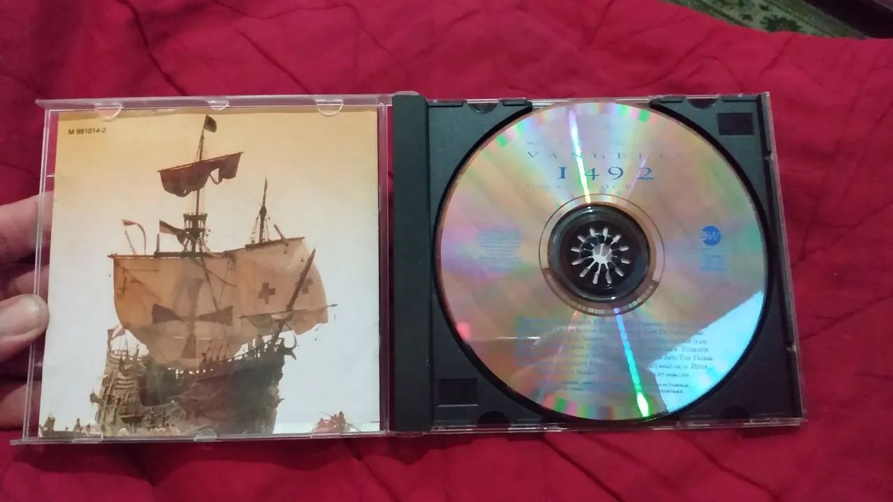 Cd original Vangelis 1492 trilha sonora.  - Foto 3