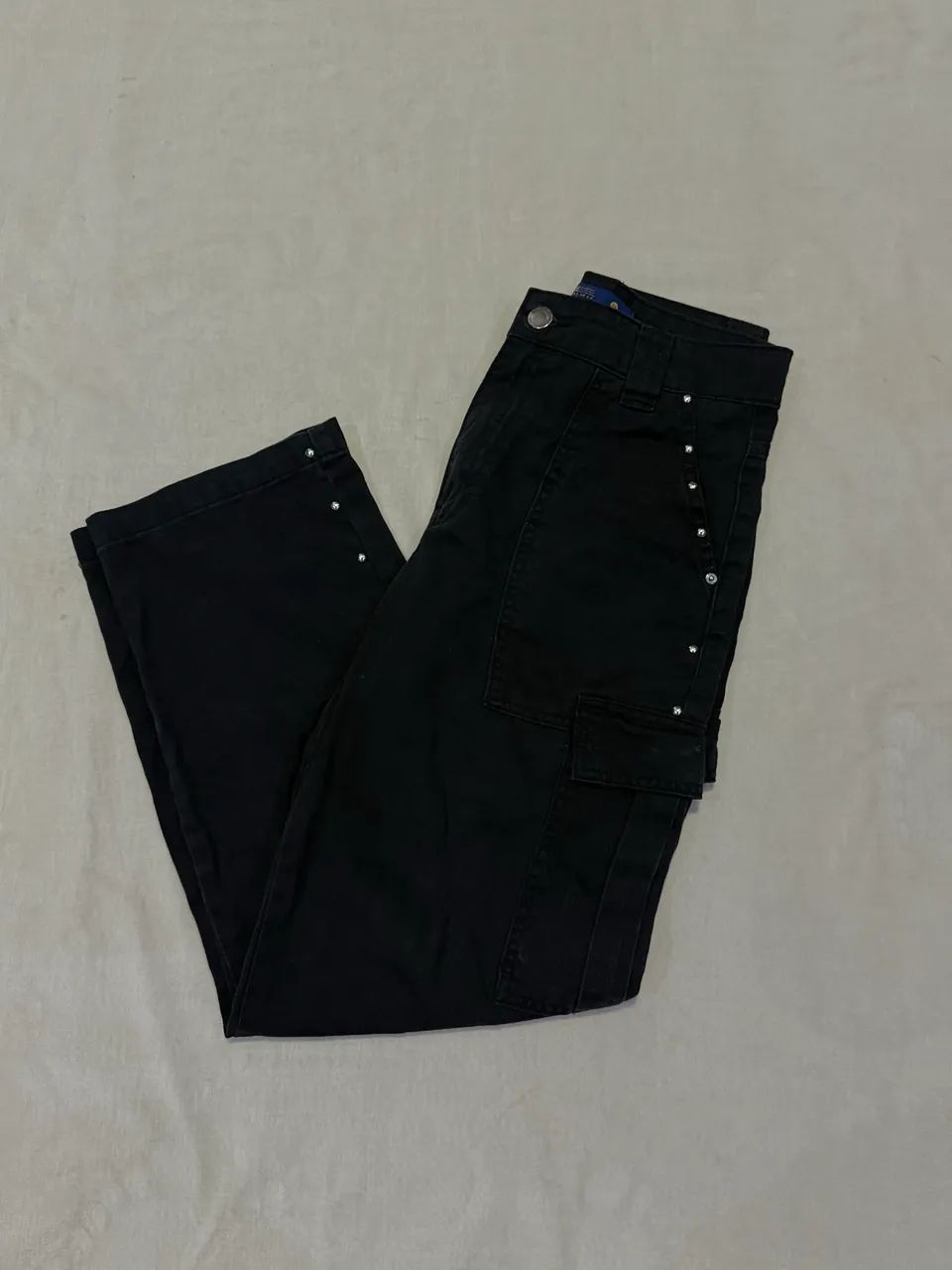 Calça cargo preta