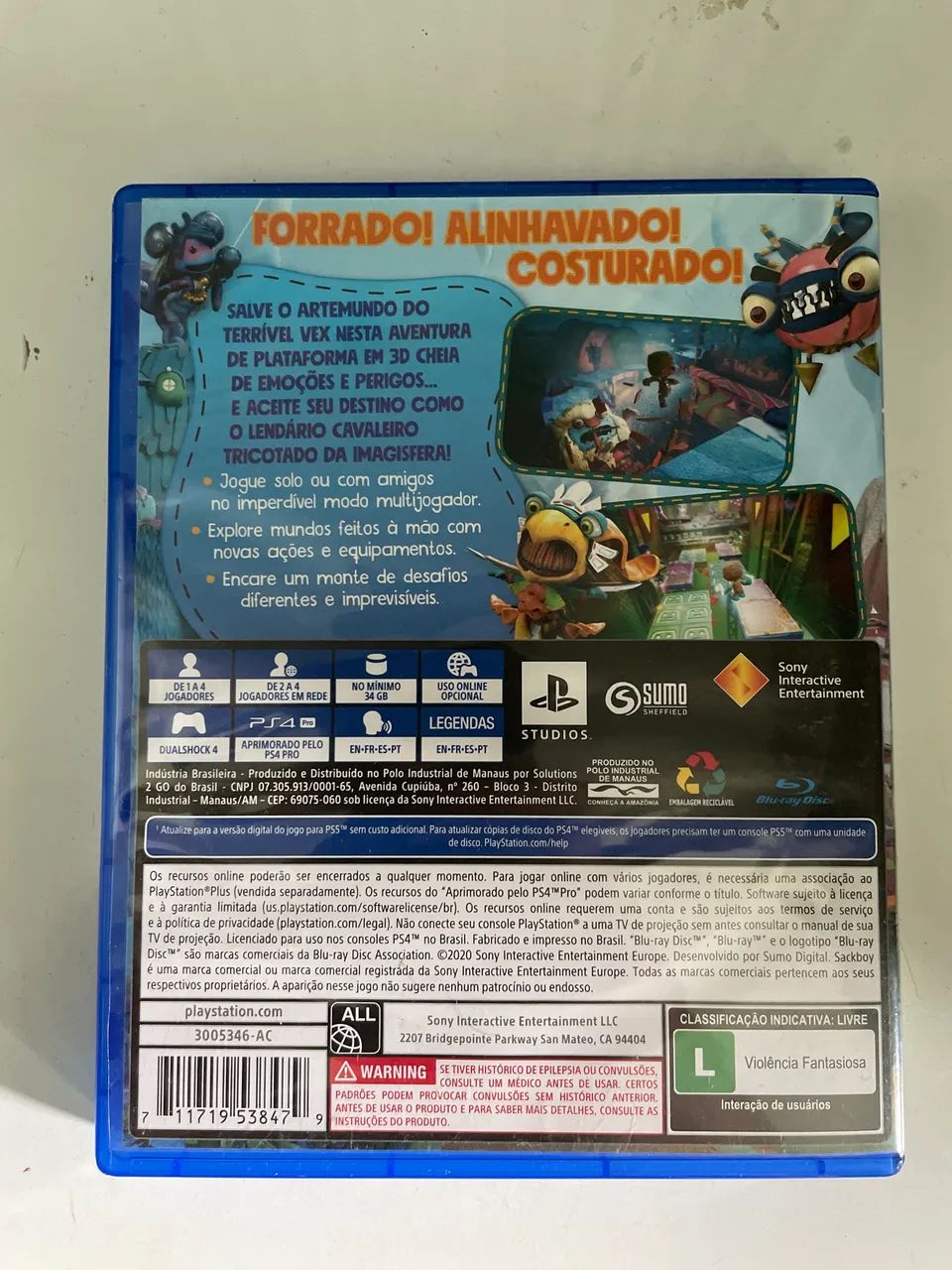Jogo sackboy ps4 - Foto 3