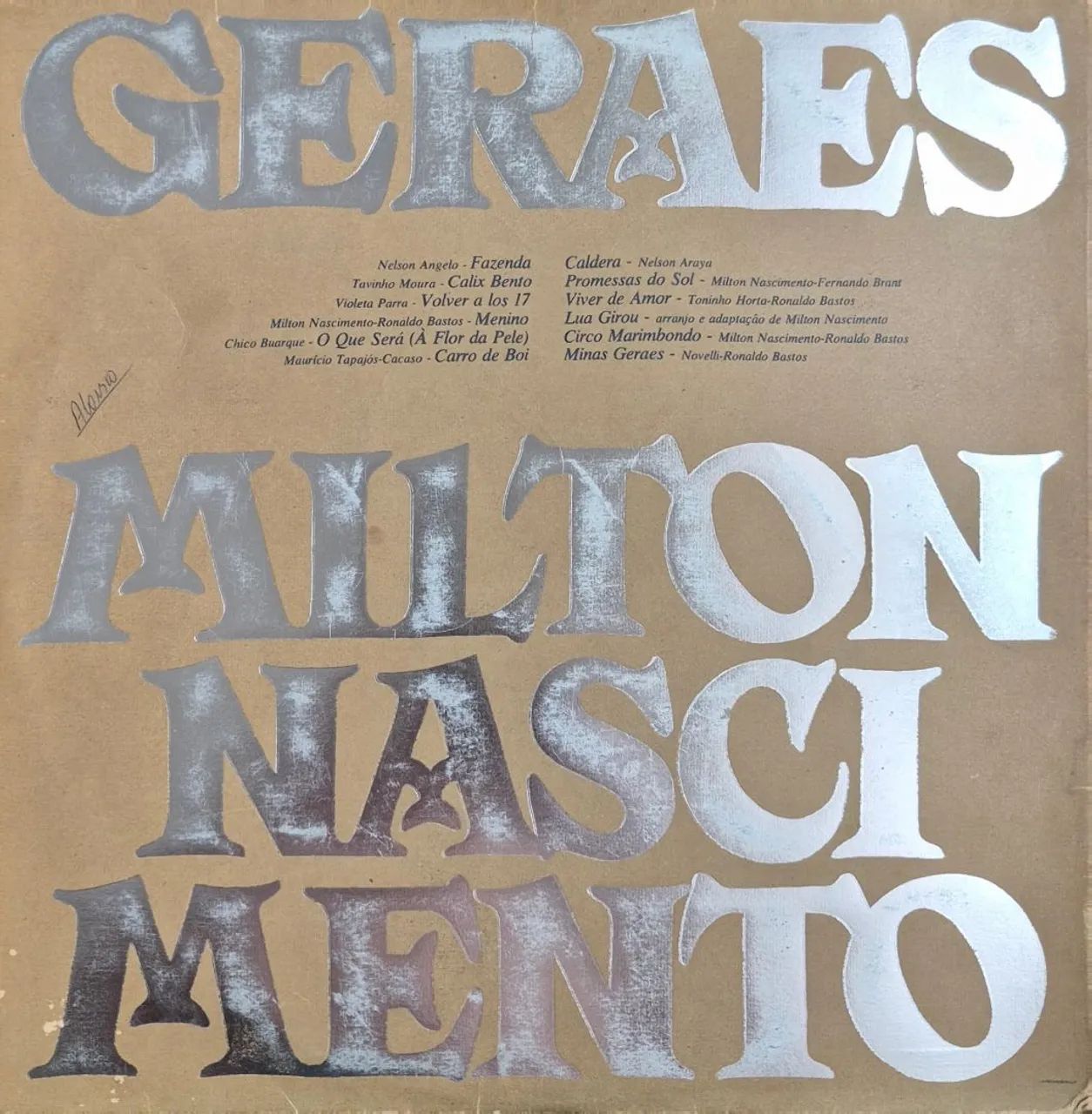 LP de Vinil Milton Nascimento - Geraes (1976) - Foto 2