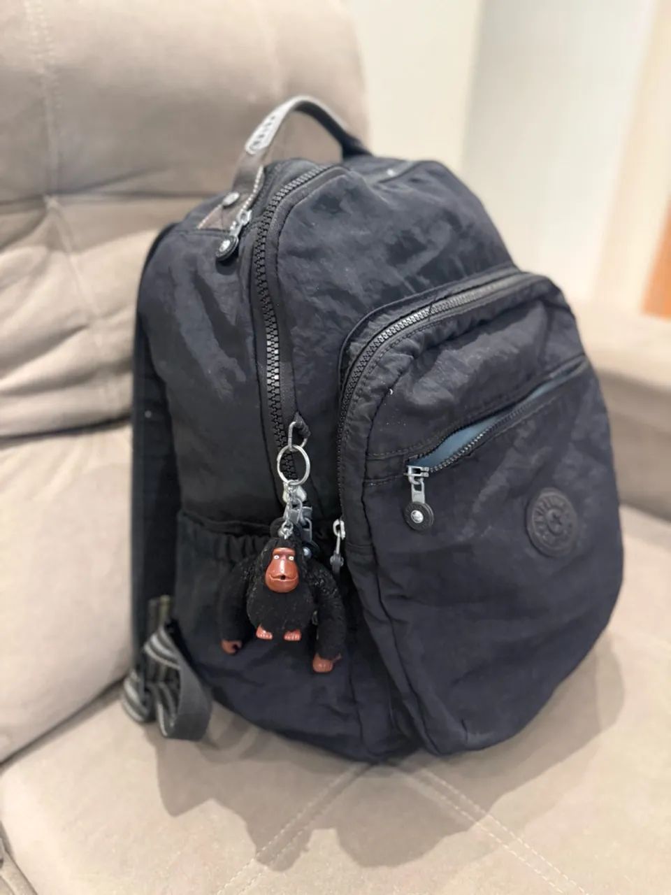 Mochila Kipling preta original  - Foto 3