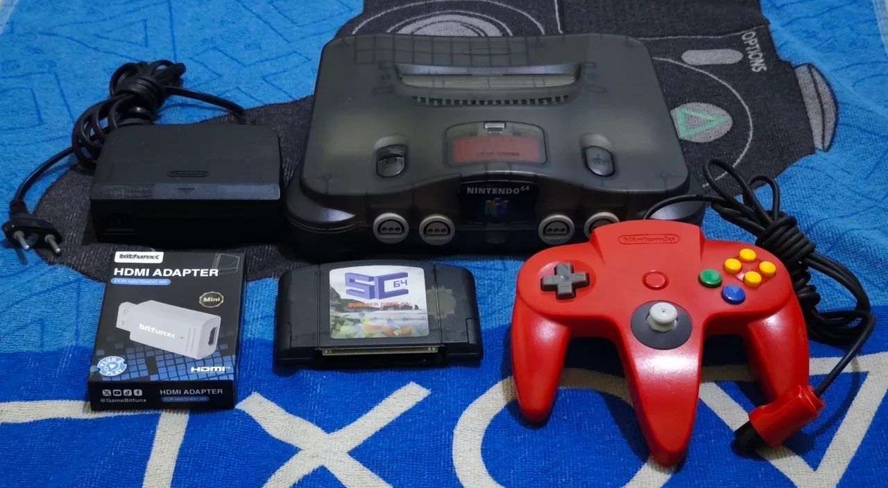 Nintendo 64 com expansion pack e carcaça nova  - Foto 5
