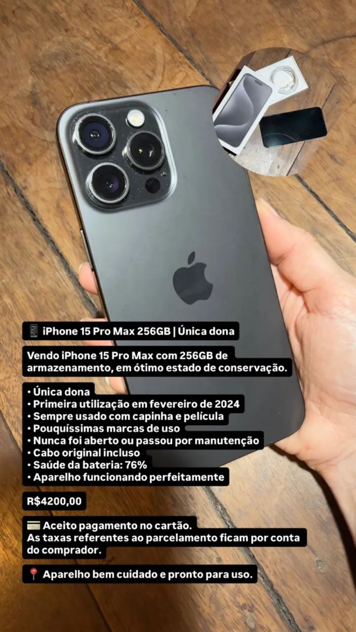 iphone 15 pro max 256gb