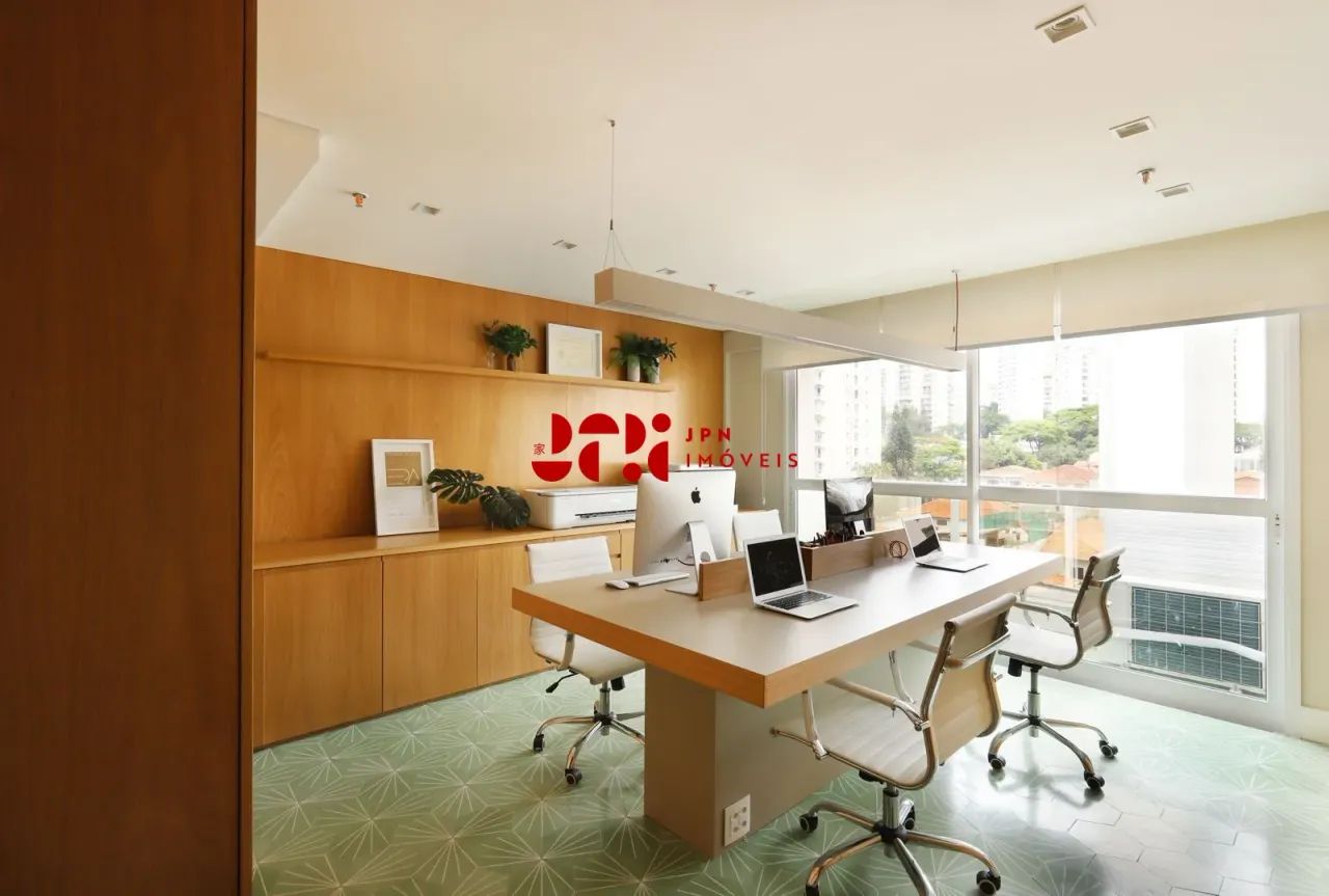 Sala comercial Campo Belo - 99m², 03 banheiros, 03 vagas, mobiliada - Foto 3
