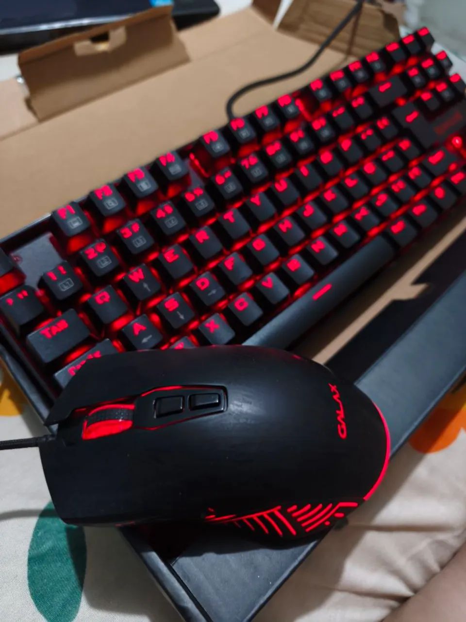 TECLADO E MOUSE GAMER