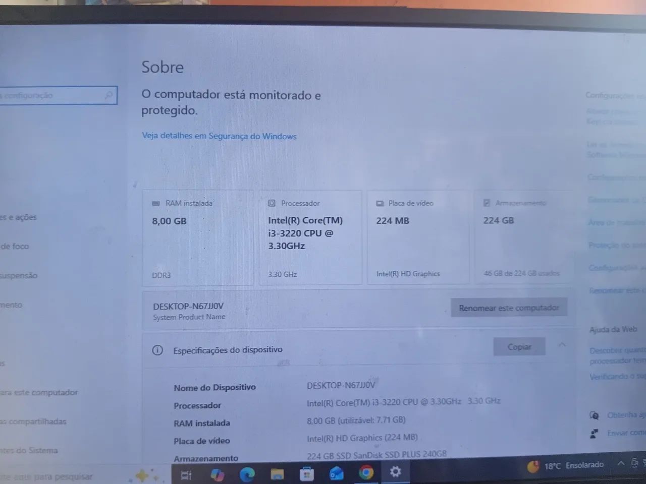 Computador PC Amd ,,,venda somente do Pc sem tela - Foto 2