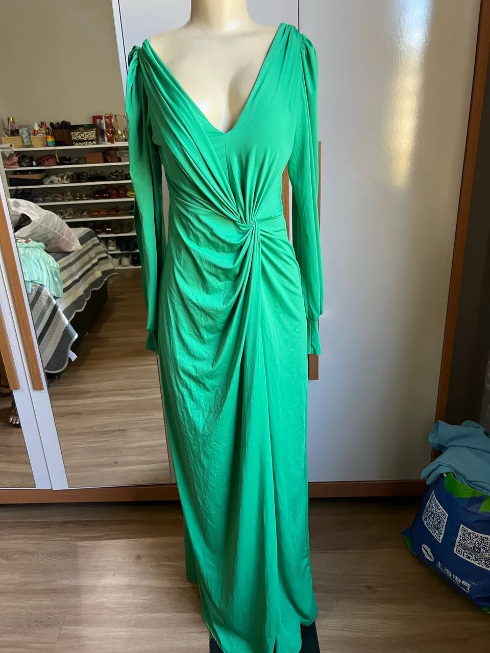 Vestido verde - Bazar
