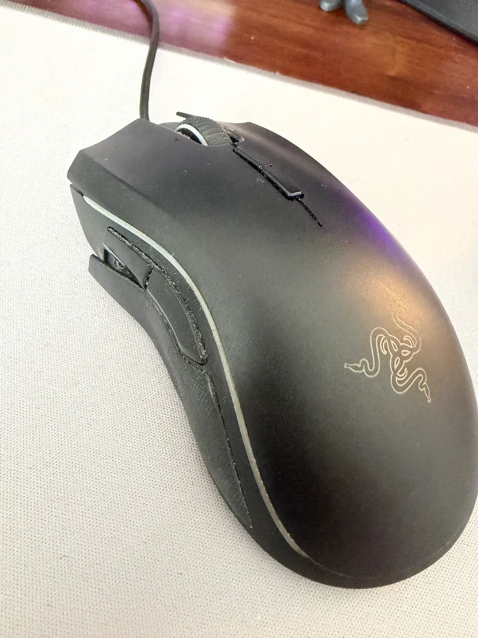 Mouse Razer Mamba elite na caixa usado - Foto 5