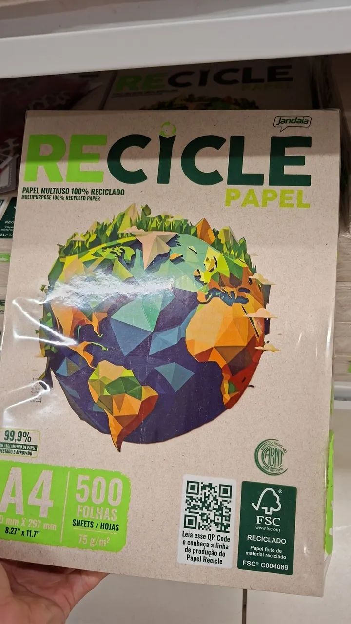 Papel A4 Reciclável 