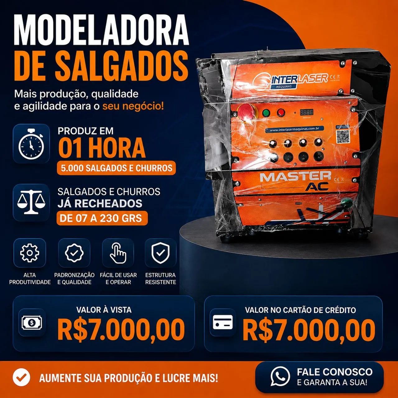 Vende -se Modeladora de Salgados.