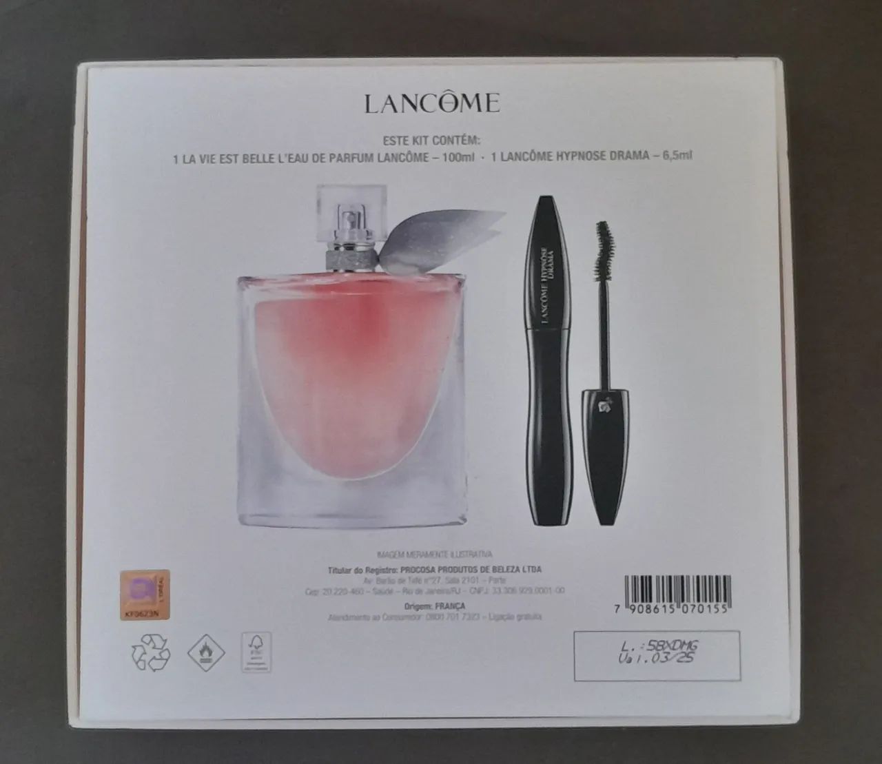 Caixa Vazia - Kit Lancôme - La vie est belle   - Foto 2