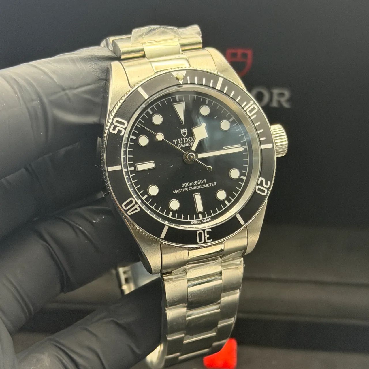 Tudor Black Bay Preto 41mm Automático Premium AAA+ Safira - Foto 3