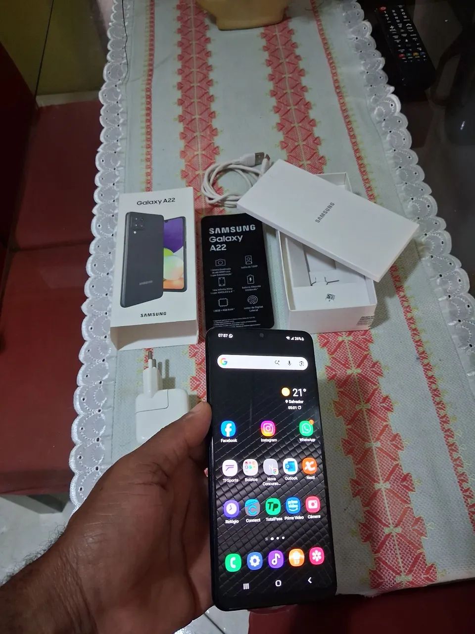 Smartphone Samsung A22 4G NFC (COMPLETO) - Foto 2