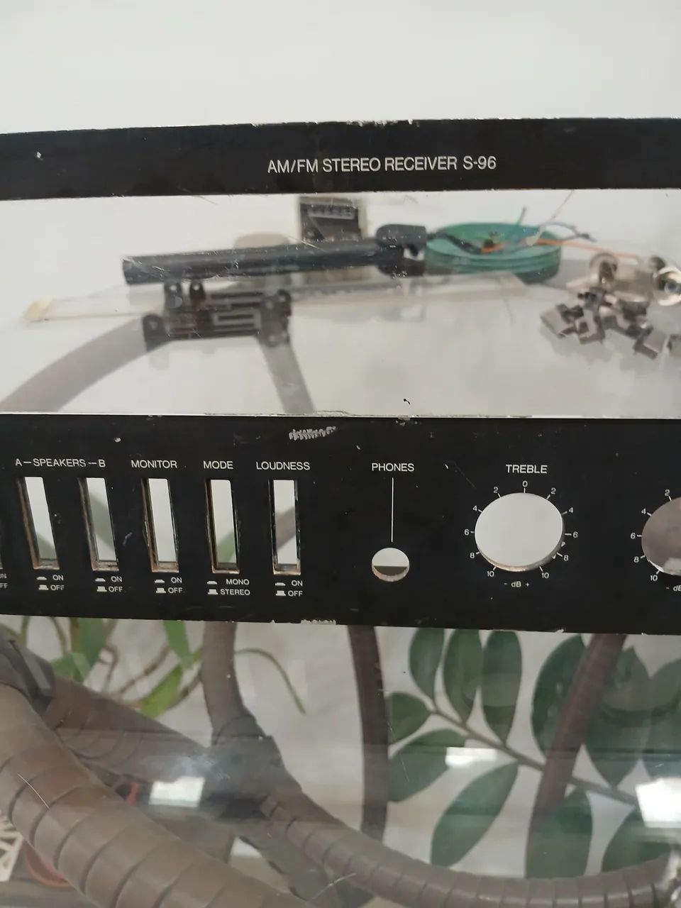 Painel frontal Receiver Gradiente S96 para restauro  - Foto 4