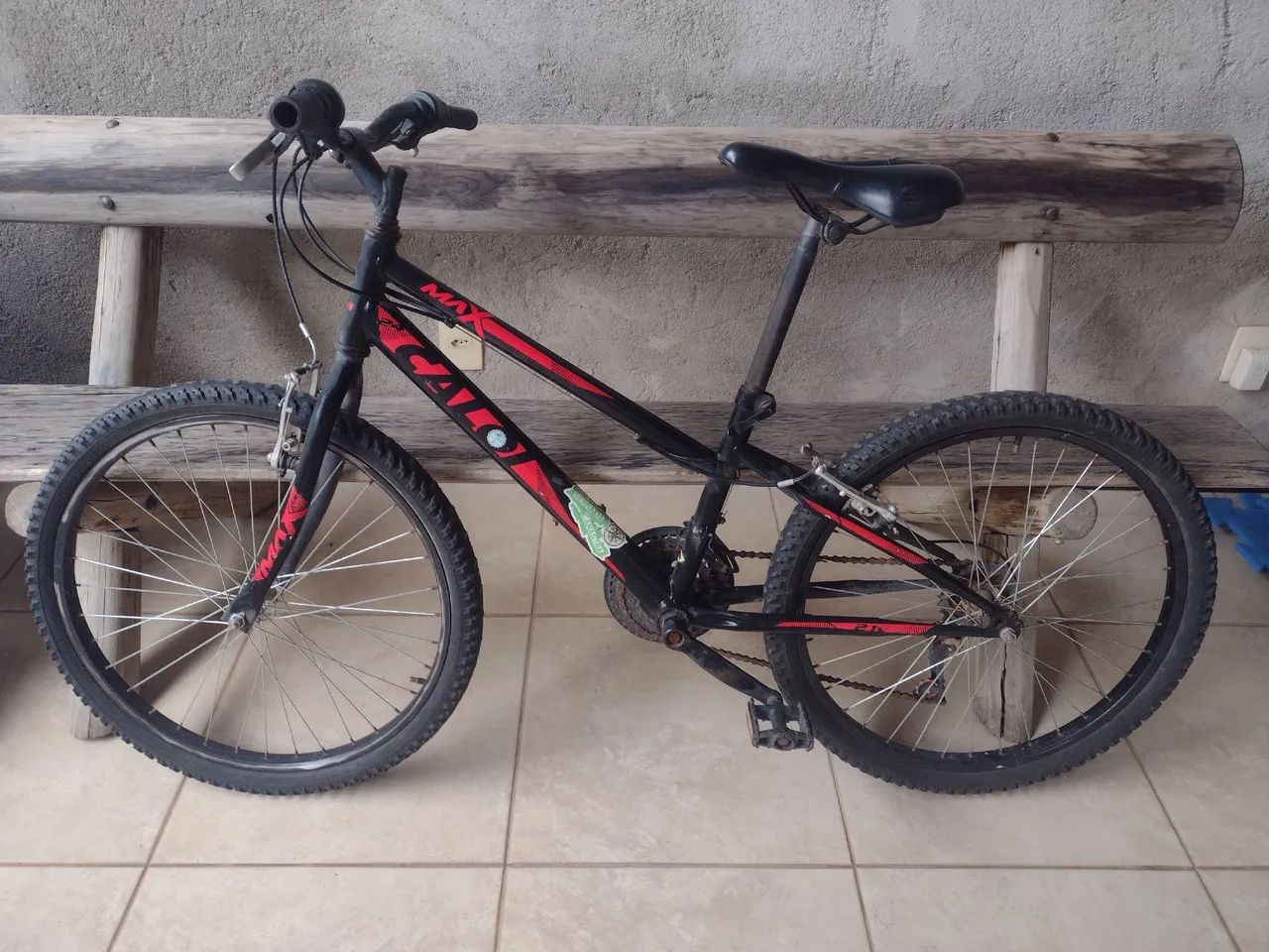 Bicicleta Caloi Max aro 24, freios v break com marchas! - Foto 2