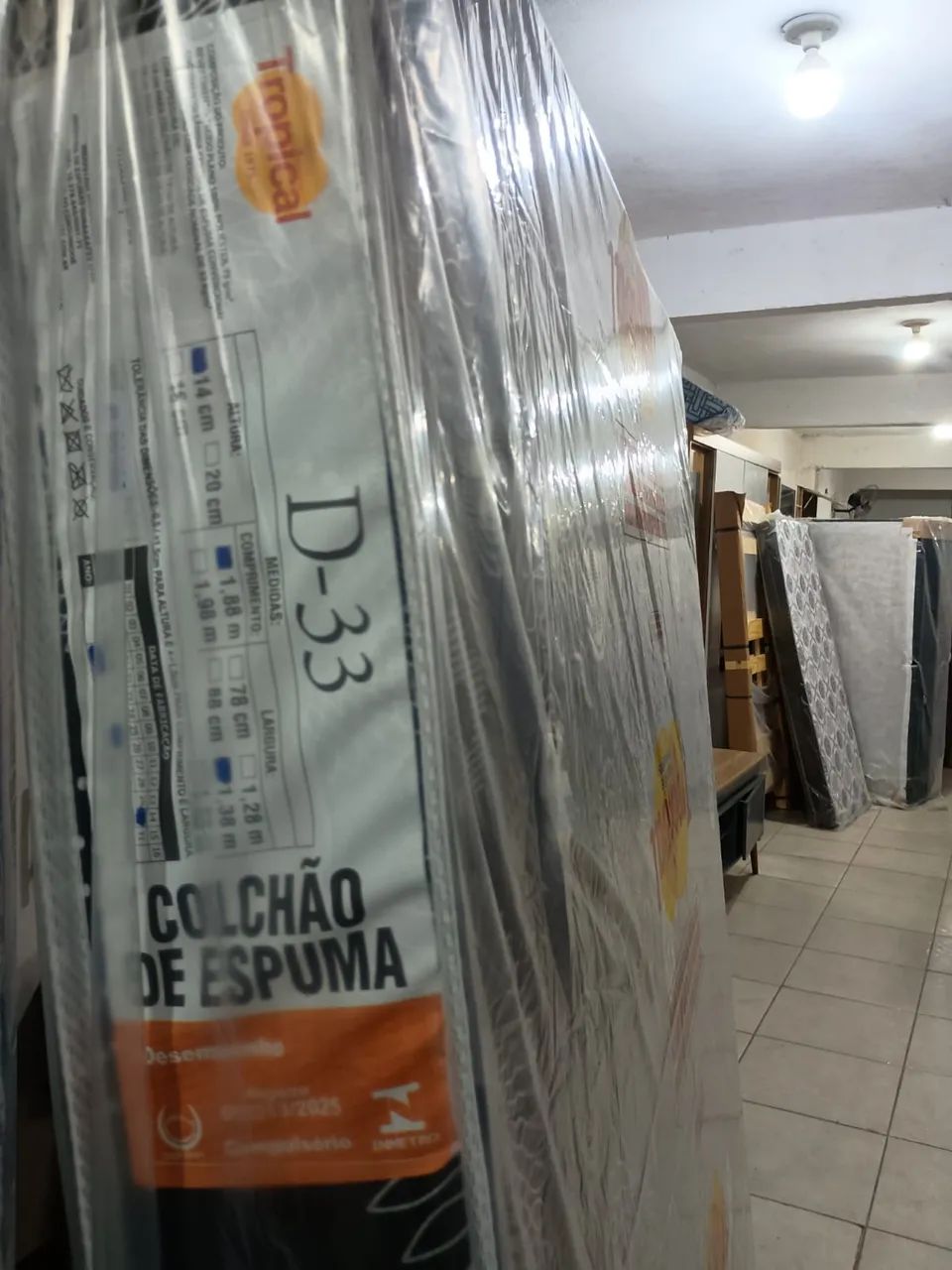 Colchão casal 100% espuma D33 - Foto 2