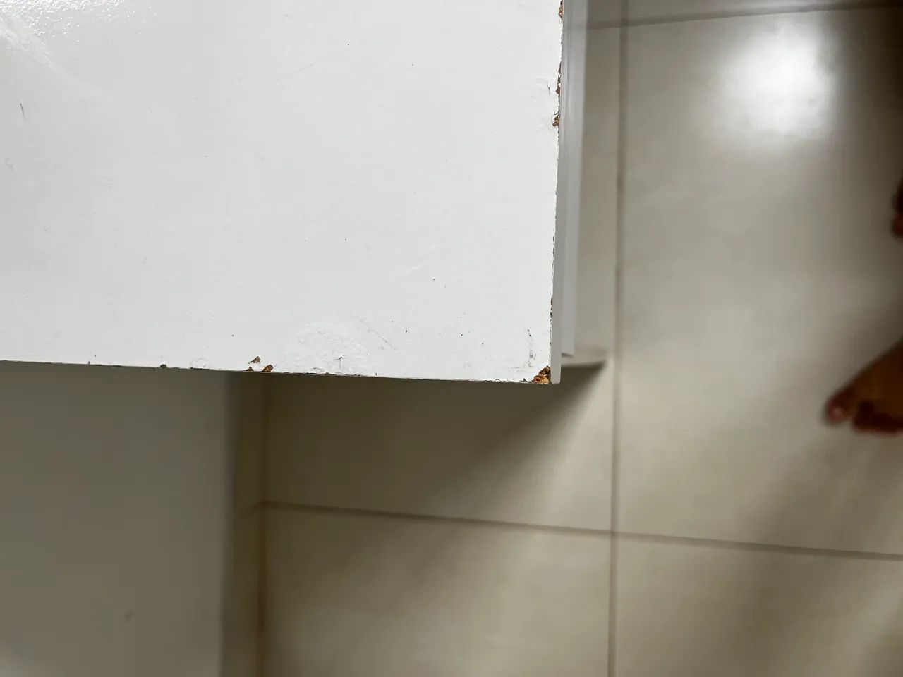? Penteadeira Camarim Branca com Espelho e LED ? R$ 750 - Foto 2