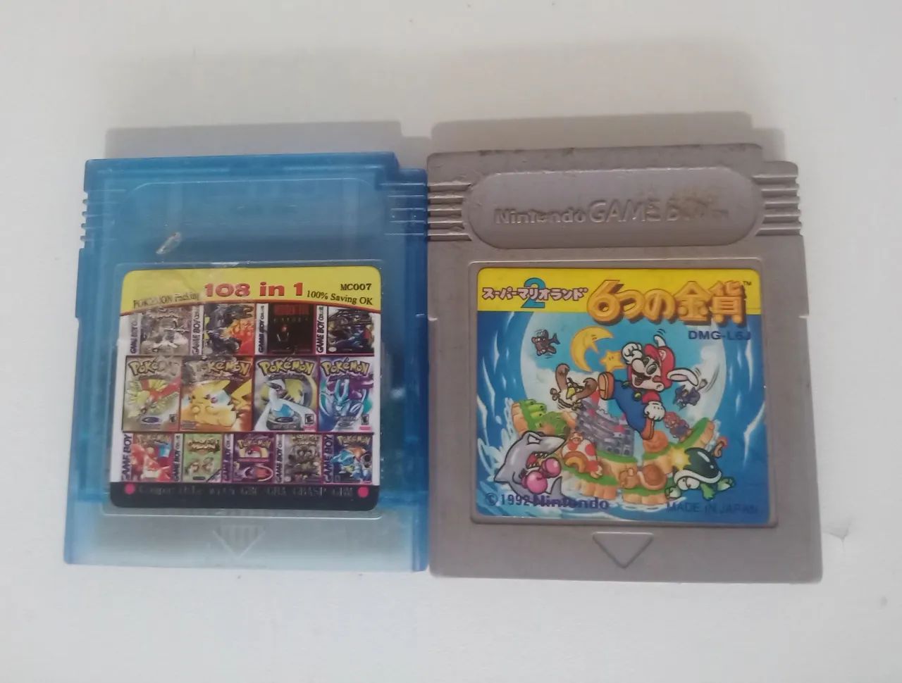 Mario e cartucho multi jogos game boy