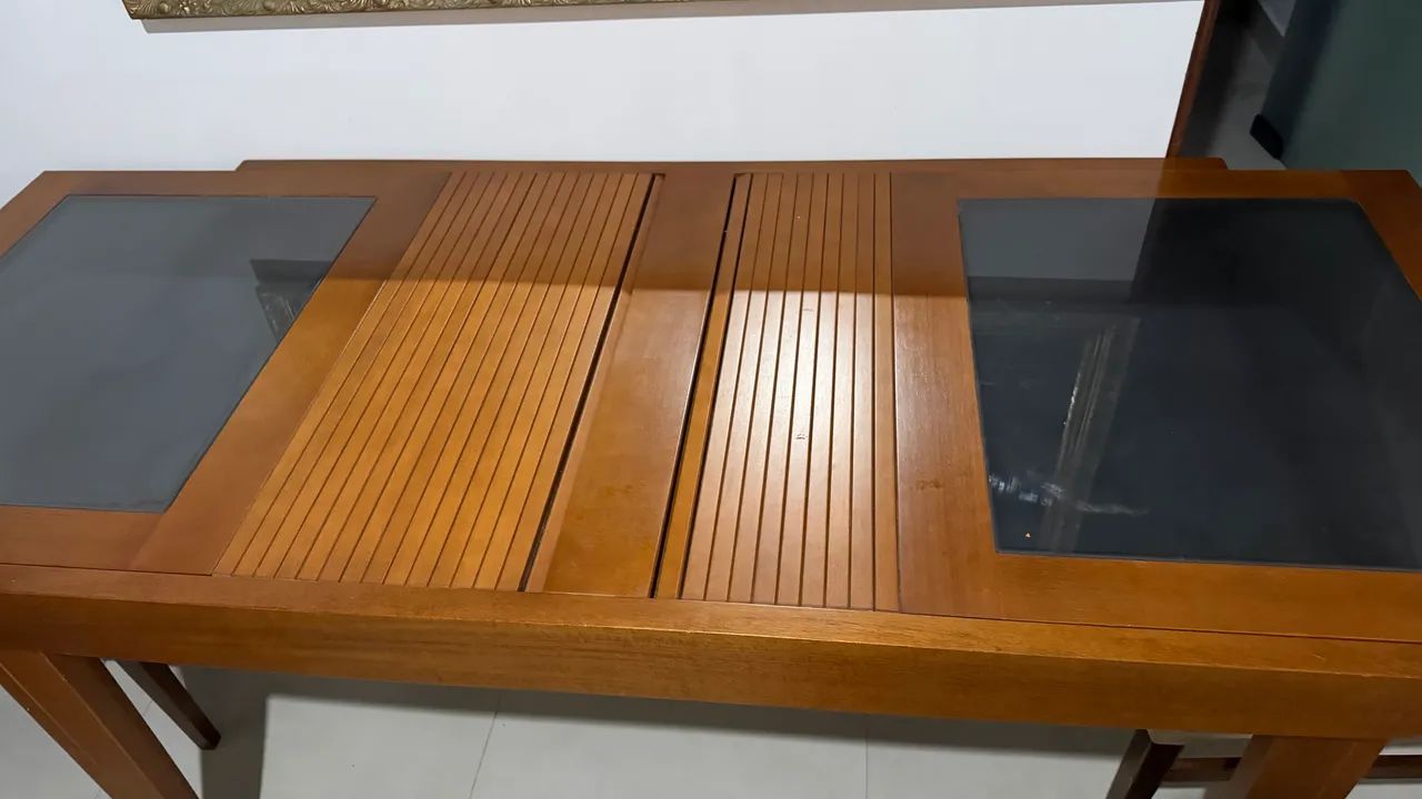 Mesa de Jantar Retrátil com 4 Cadeiras  - Foto 3