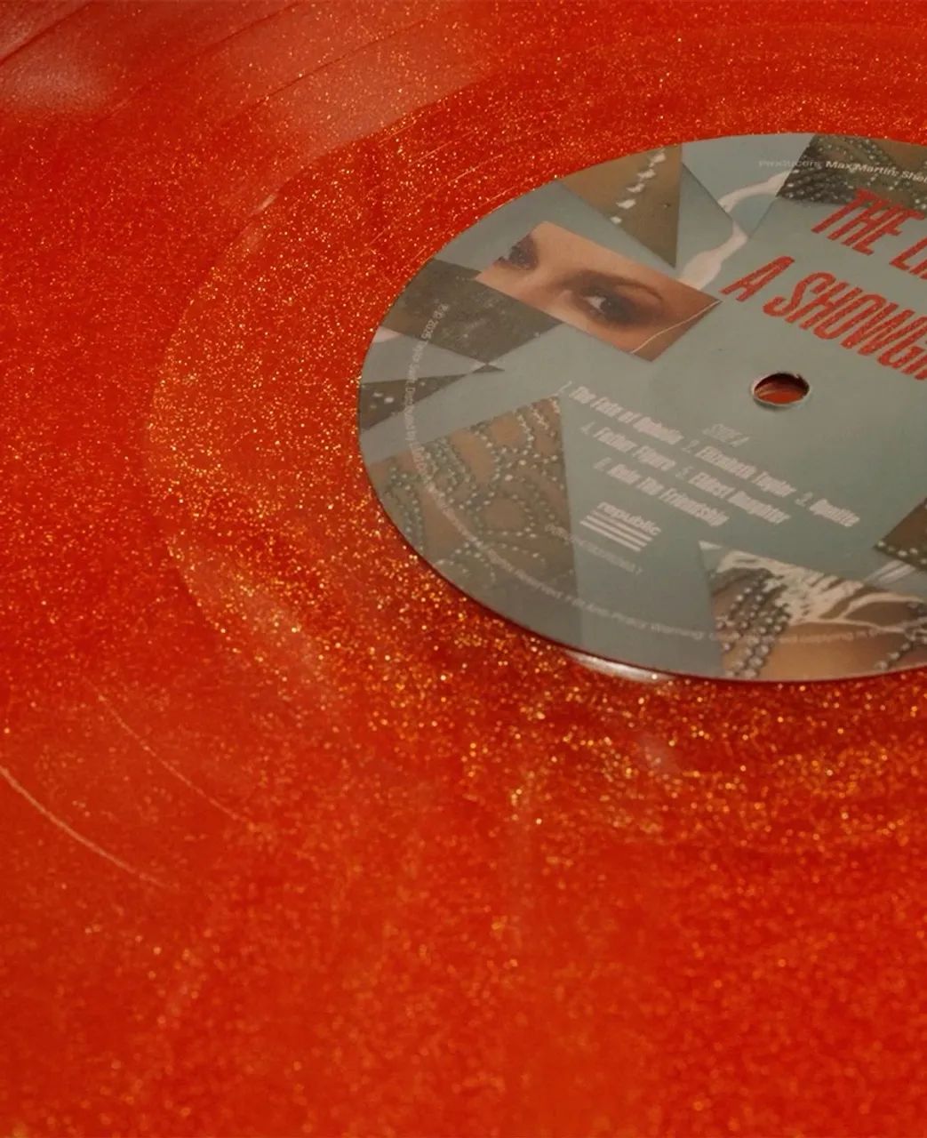 Vinil Taylor Swift - The Life of a ShowGirl (Portofino Orange Glitter) - Foto 4