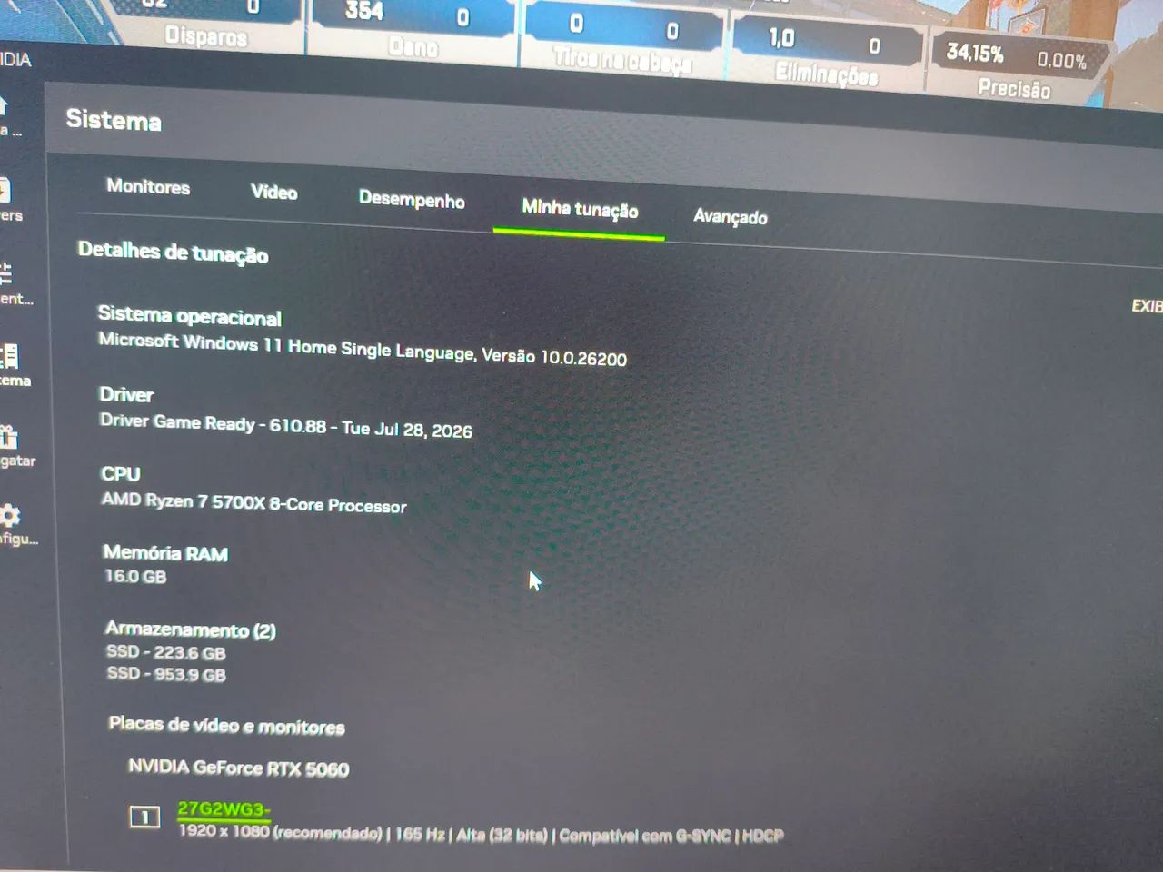 PC game com RTX5060 - Foto 3