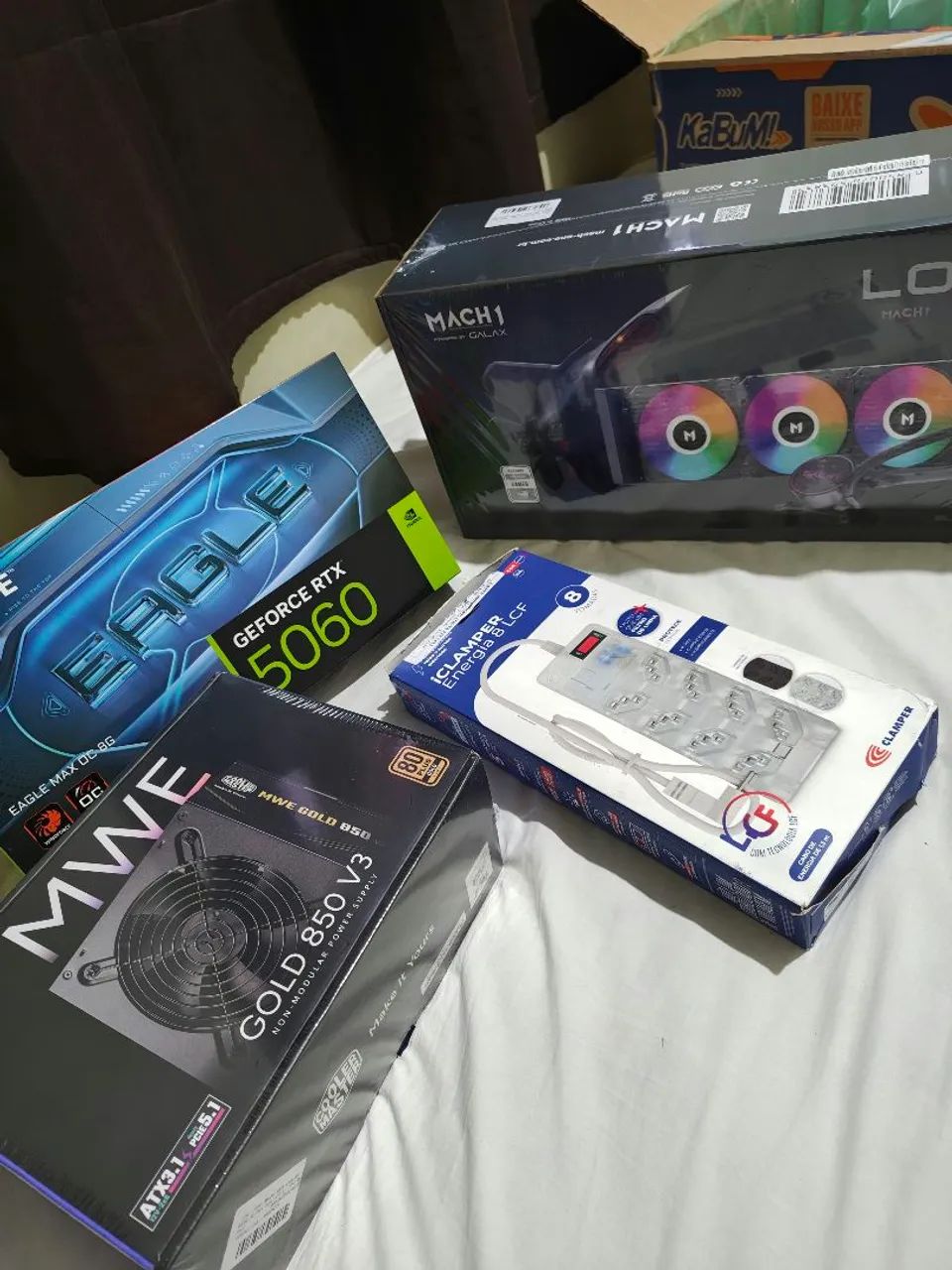 Placa de video,  fonte,  water Cooler, 