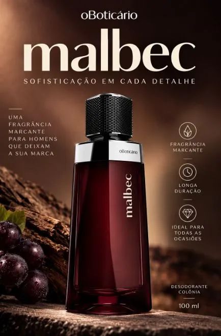 Perfume Malbec O Boticário 