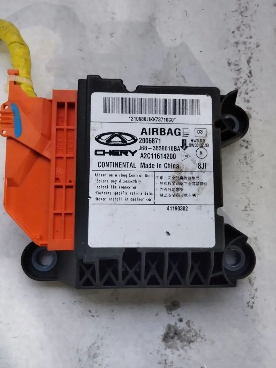 ゆ 80個 Módulo Airbag Chery Tiggo 5x J683658010ba A2c11614200 - Peças para