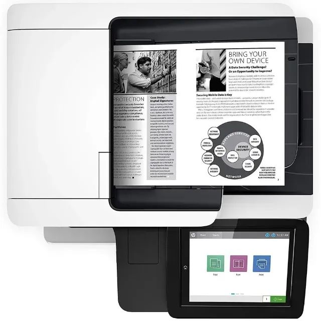 Multifuncional HP LaserJet Managed E52645, Laser, Mono, 110V - E52645DN - Foto 4