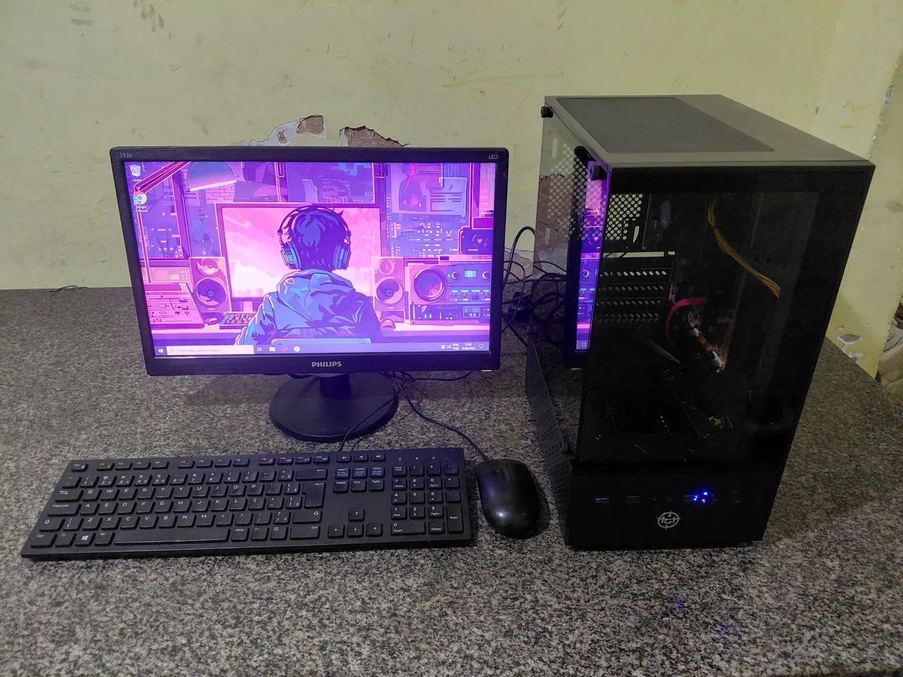 PC I3 DDR4 MONITOR TECLADO E MOUSE COMPLETO - Foto 3