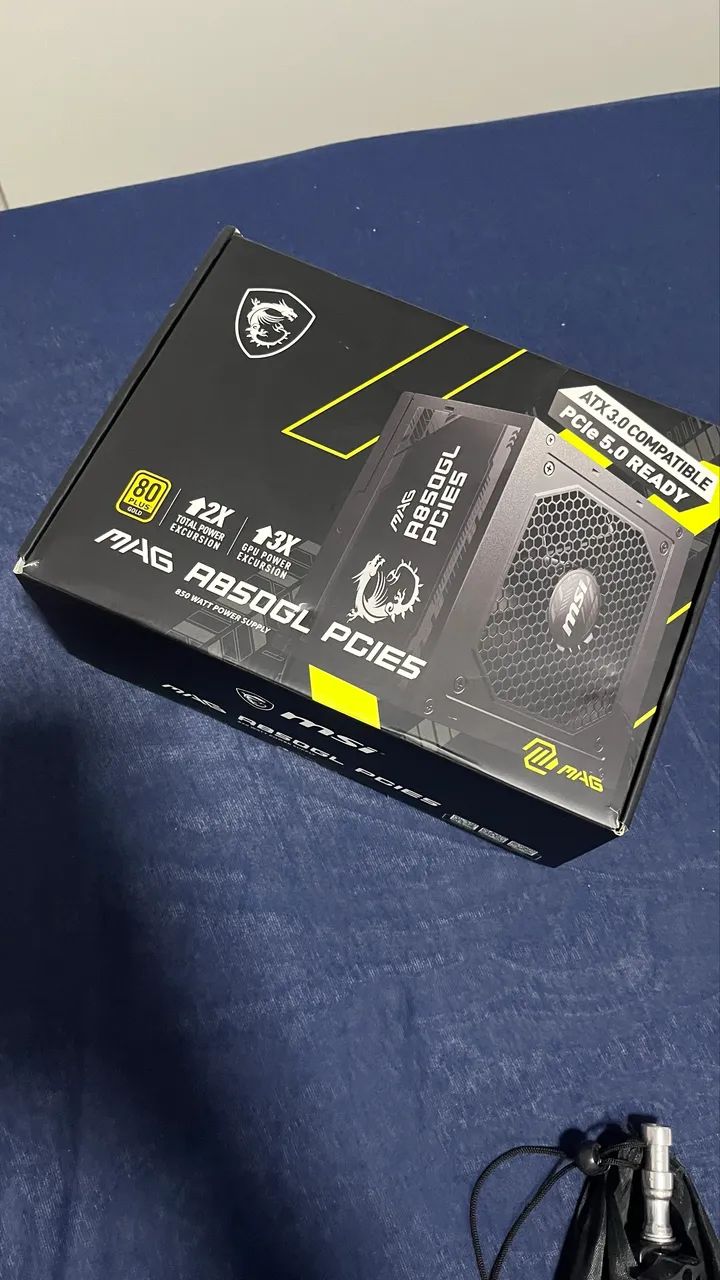 Fonte 850W MSI MAG A850GL 