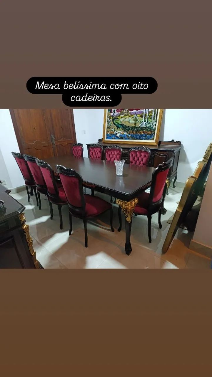 Mesa com 8 cadeiras - Foto 2