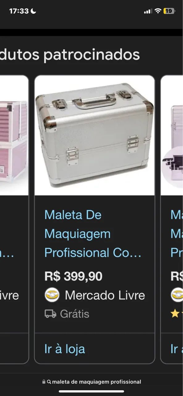 MALETA DE MAQUIAGEM PROFISSIONAL DE QUALIDADE  - Foto 5