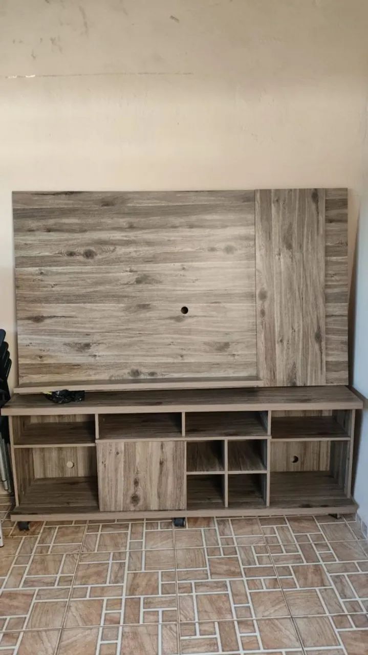 Rack com painel usado bem conservado 900$  - Foto 4