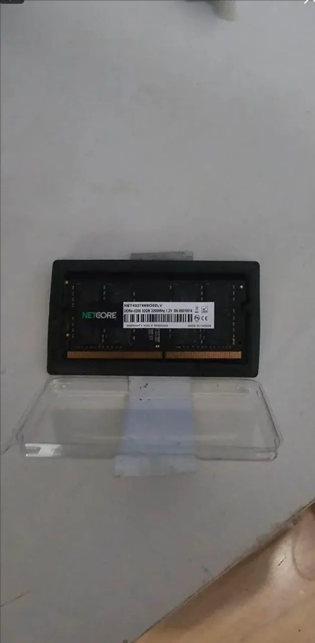Memória notebook ddr4 3200 32gb