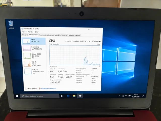Notebook com i3 - 8GB RAM - SSD 240GB - Windows 10 + Office 365 - Foto 5