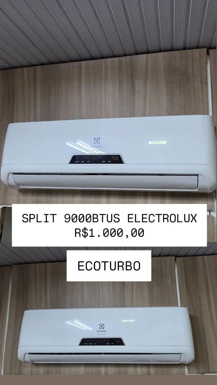Ar Condicionado SPLIT 9000BTUS ELECTROLUX