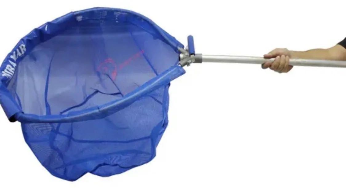Passaguá Miramar Telescópico Alumínio 70x85 Tela Azul com Alça