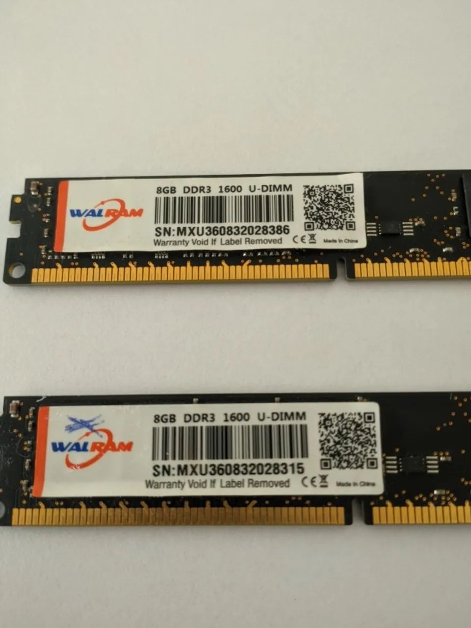 Memória: 8GB - DDR3 1600MHZ (cada)