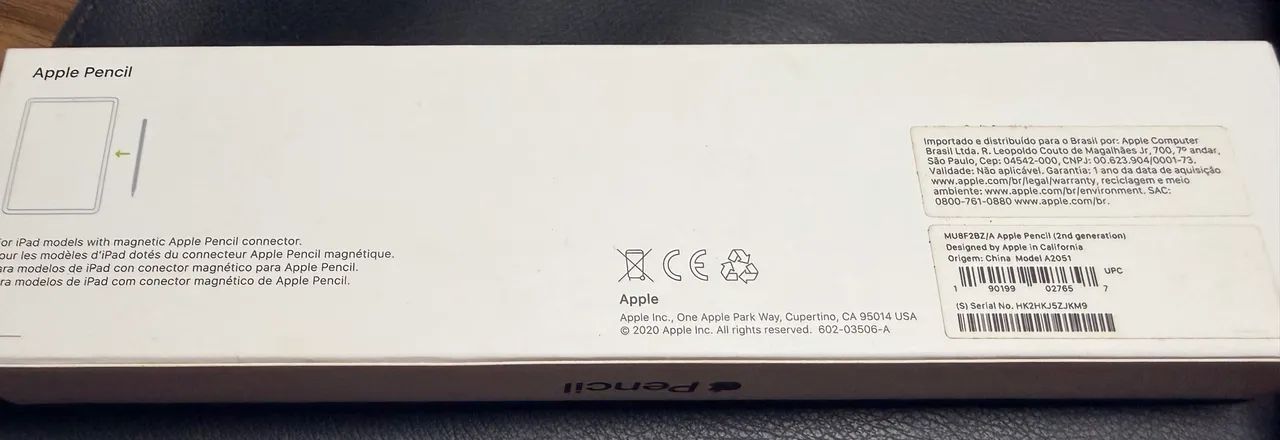 Apple Pencil (2nd generation) - conecta mas não carrega