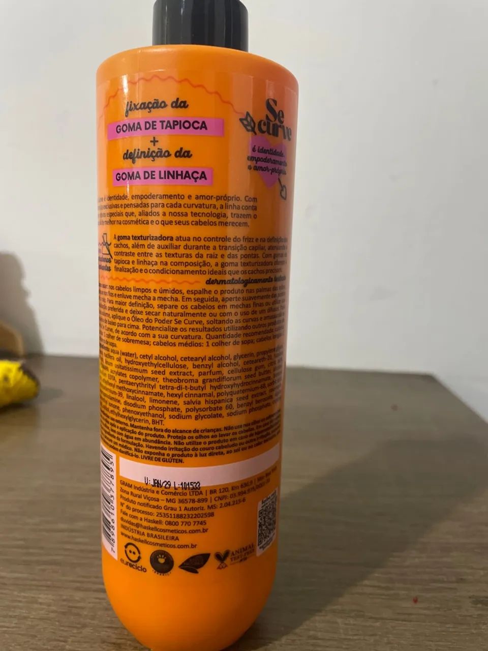 Haskell Se Curve Goma Texturizadora 500g - NOVA, NUNCA USADA - Foto 2