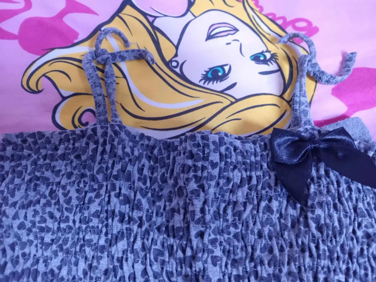 Kit menina pijama e macacão  - Foto 5