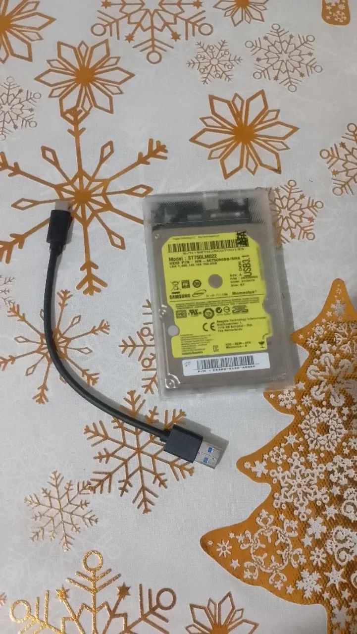 Hd de notebook + Case 3.0