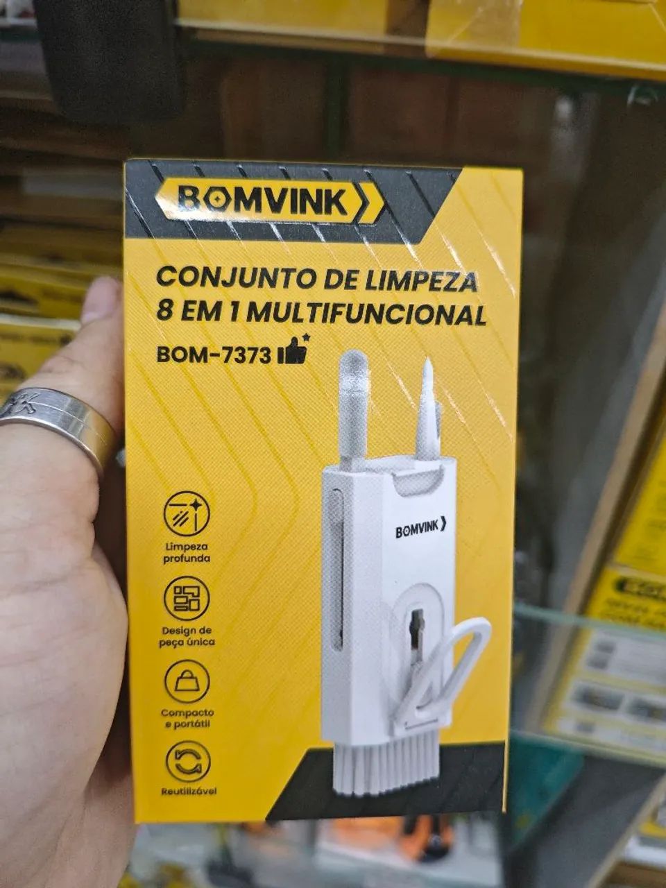 Kit Limpeza 8 em 1 - Eletrônicos 