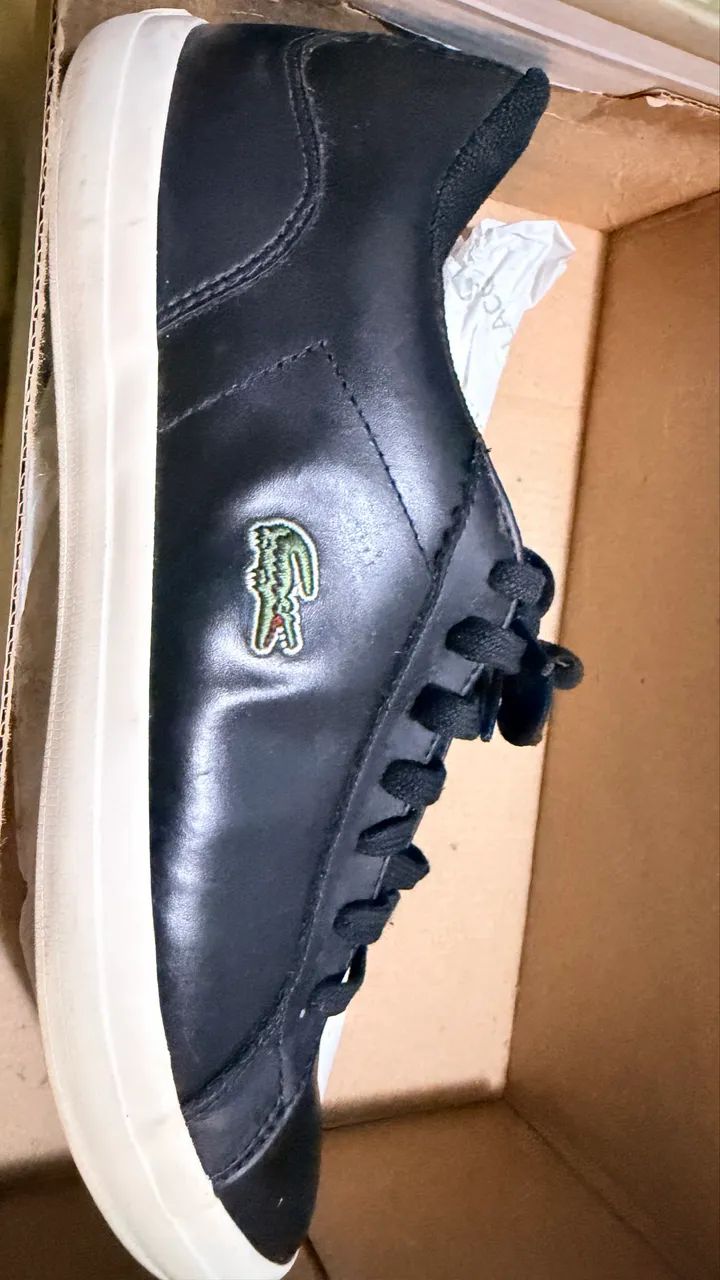Sapato original Lacoste na Caixa - Foto 5