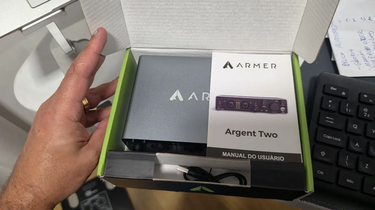 Interface de áudio Armer Two 1ª Geração, na caixa! - Foto 4