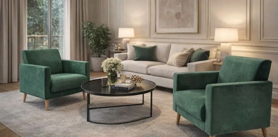 Par de Poltronas Quadradas - Foto 3