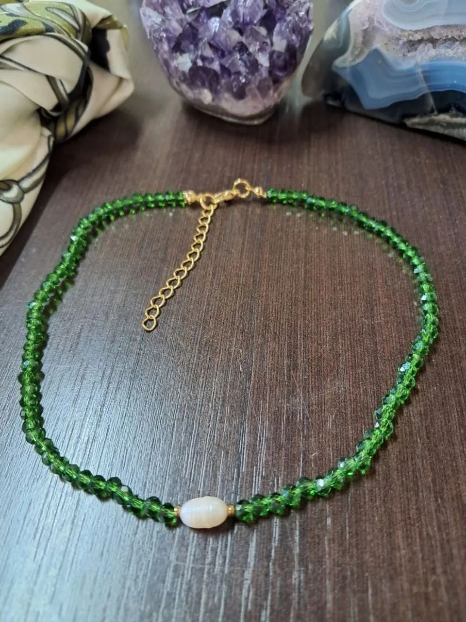 CHOKER CRISTAL VERDE  - Foto 3